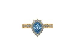 Blue Topaz Yüzük