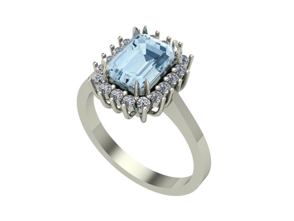 Aquamarine Yüzük
