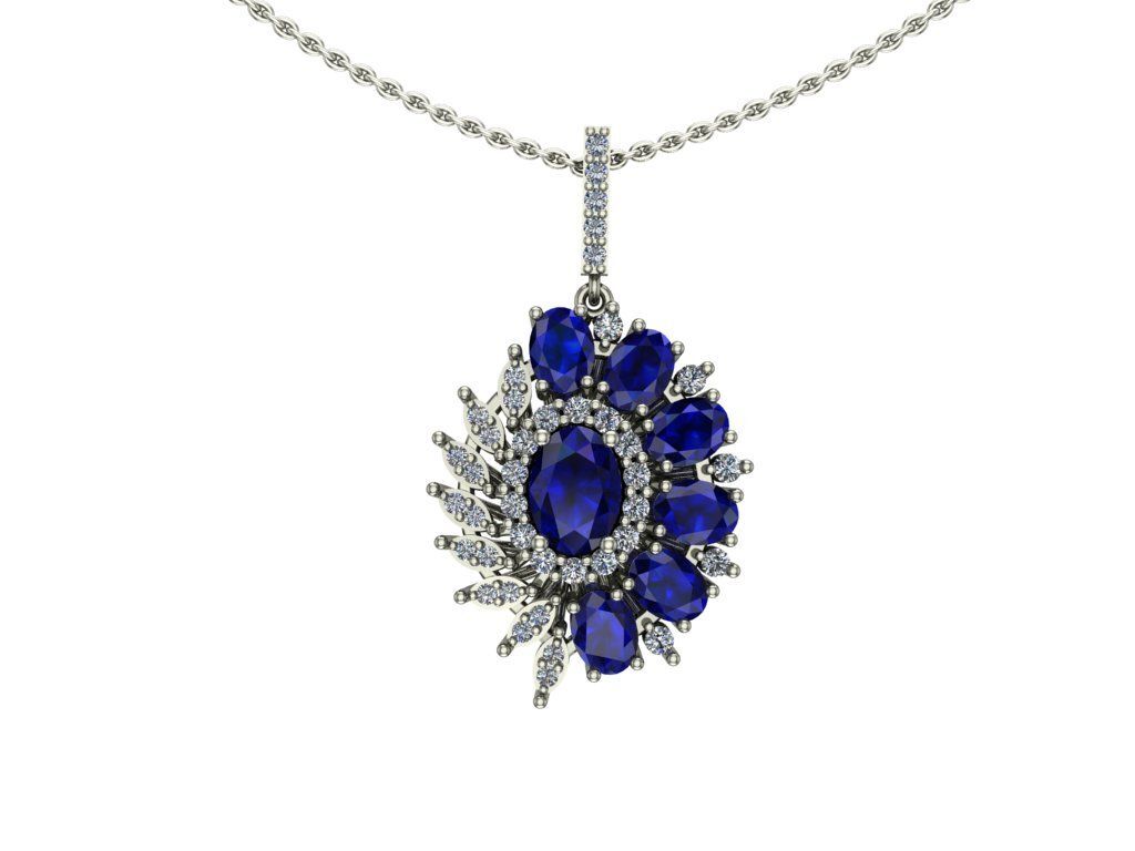 Safir Kolye